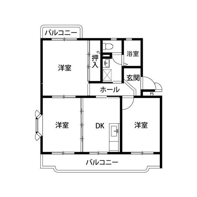 プラザM・M 205号室 間取り