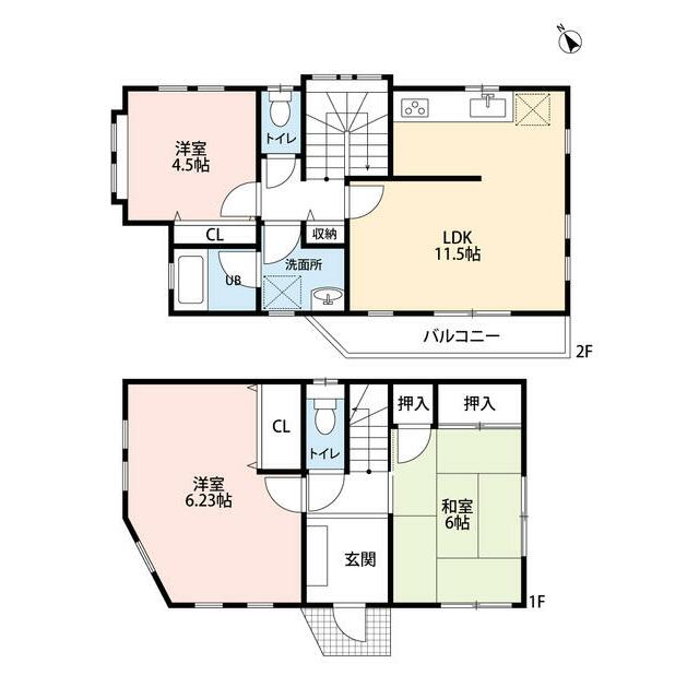 戸塚町戸建て 間取り