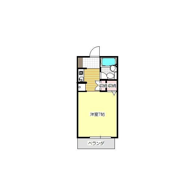 メイプルコジマ 101号室 間取り
