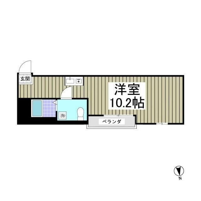 アークサカワ 203号室 間取り