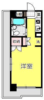 ガーデンヒルズ横浜 105号室 間取り