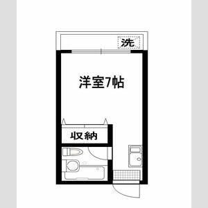 メゾン・ド・ブラン東海大学前ＡＢ A102号室 間取り