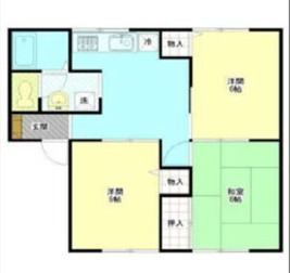 ヴィラエーリ篠崎 202号室 間取り