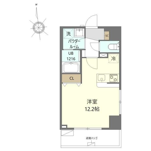 マイシティ厚木中町 203号室 間取り