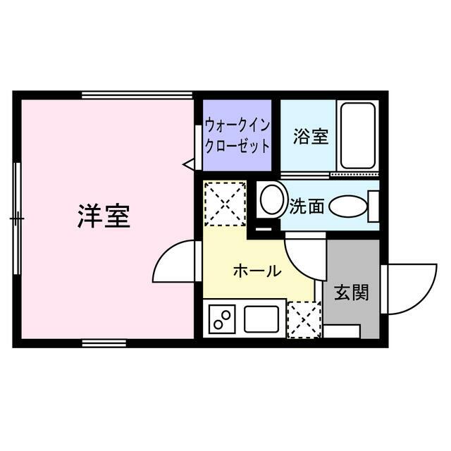 Raffine 103号室 間取り