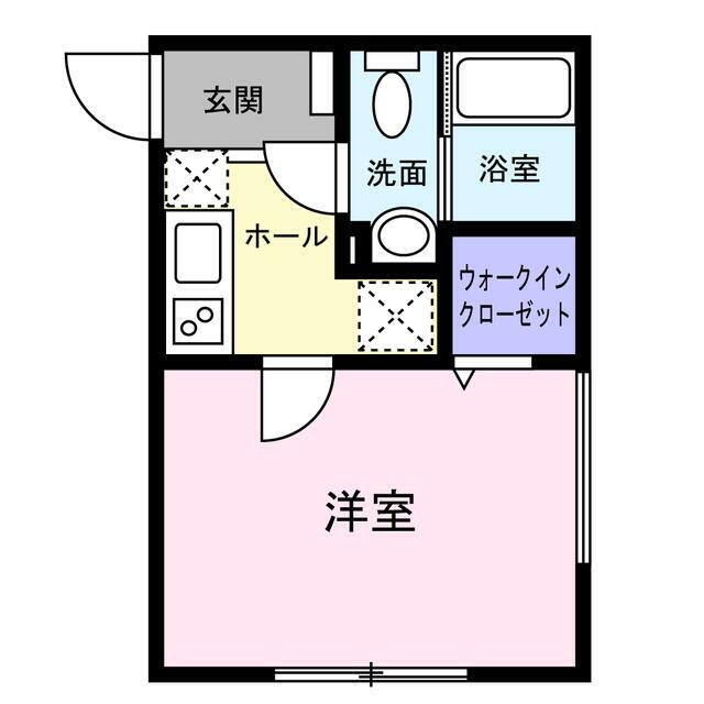 Raffine 201号室 間取り