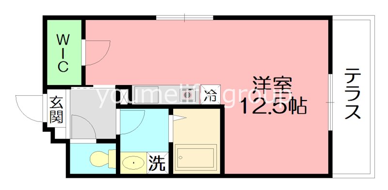 プラザフローラル 304号室 間取り