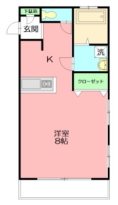 ガーデンハウス 101号室 間取り