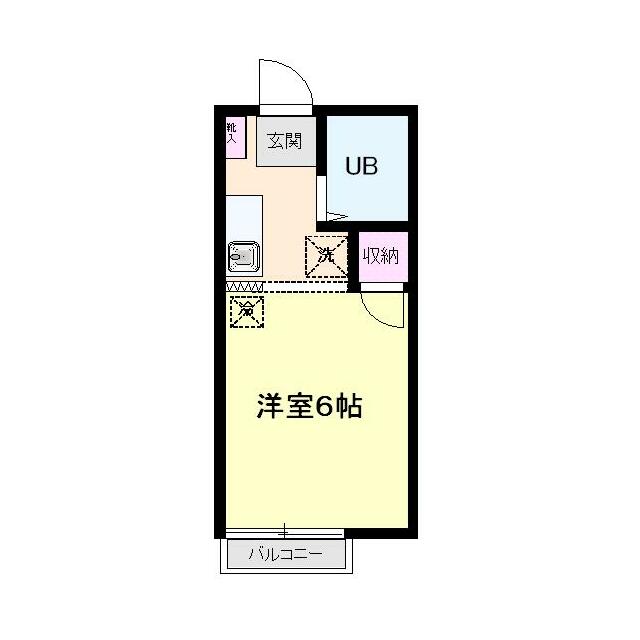 クレスト吉原 206号室 間取り