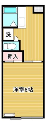ヴィラ東原Ⅱ 203号室 間取り
