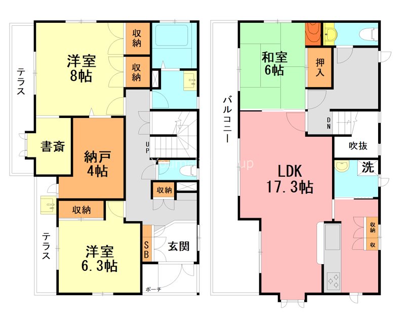 秦野市渋沢戸建 間取り