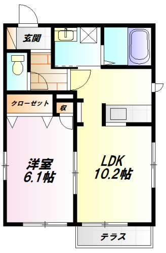エクレール湘南 間取り