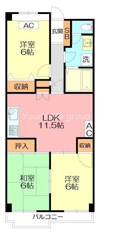 サンプラザ湘南 間取り