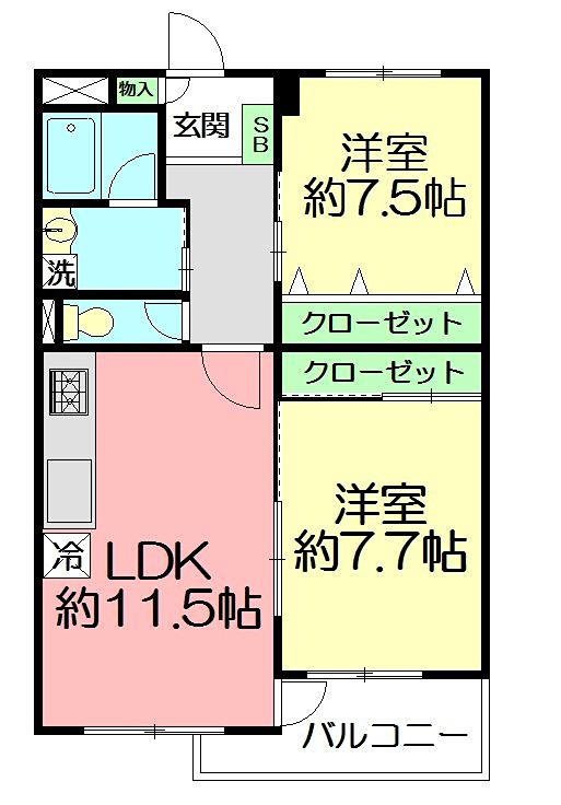 ベルビュー湘南 間取り