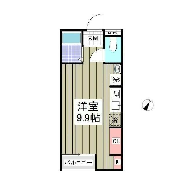 ＭＱｕａｒｔｏ港南台 202号室 間取り