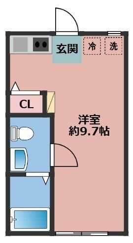 ハッピーヒルズ長後 201号室 間取り
