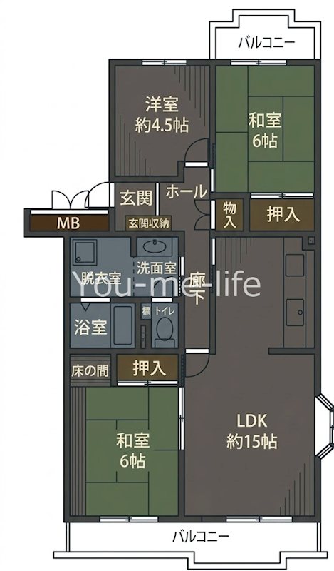 辻堂駅前ハイツ6号棟の写真2
