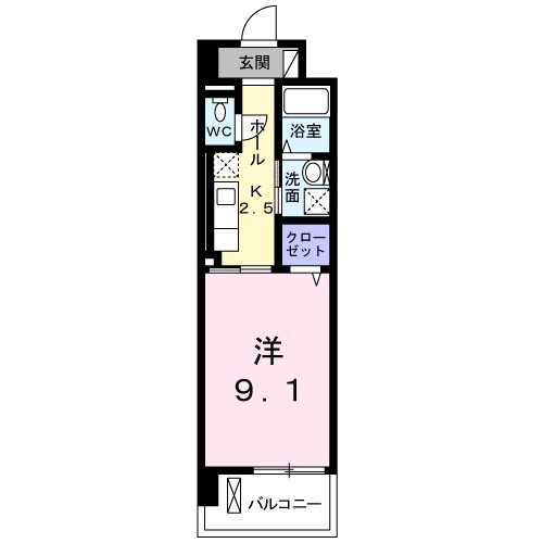 ｂｒｏｔｅ湘南 212号室 間取り