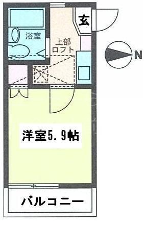 フジパレス湘南参番館 205号室 間取り