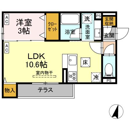 アルベート湘南台 101号室 間取り