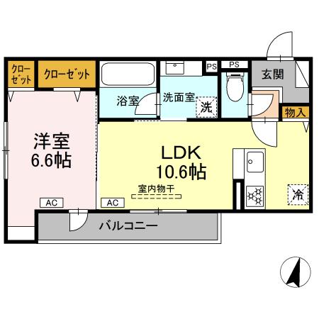 アルベート湘南台 301号室 間取り