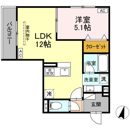 アルベート湘南台 303号室 間取り
