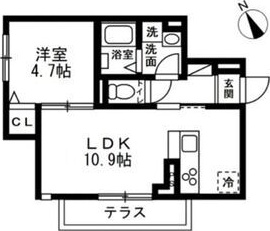 Solana藤沢 102号室 間取り