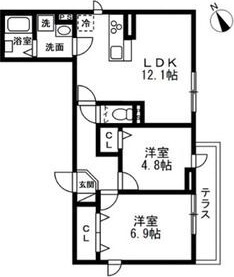 Solana藤沢 103号室 間取り