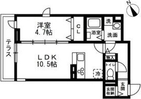 Solana藤沢 201号室 間取り