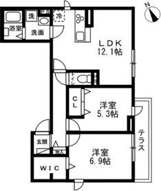 Solana藤沢 203号室 間取り