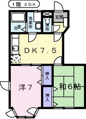 ヴィアーレＫ・Ｓ 104号室 間取り