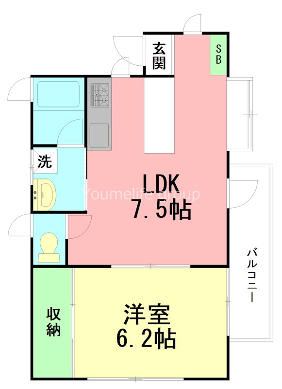 田中ビル 301号室 間取り