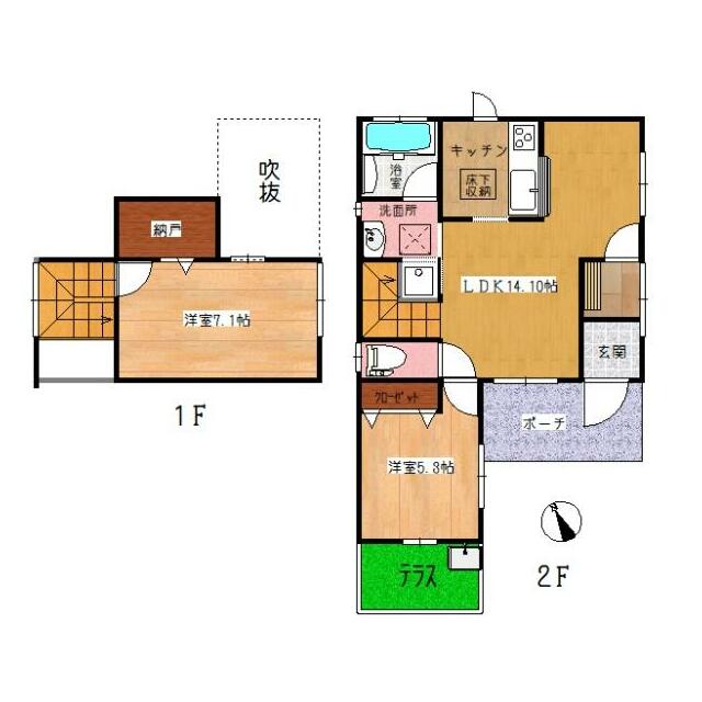 ＧｒｅｅｎＬｉｆｅＧａｒｄｅｎ　ウエスト 間取り