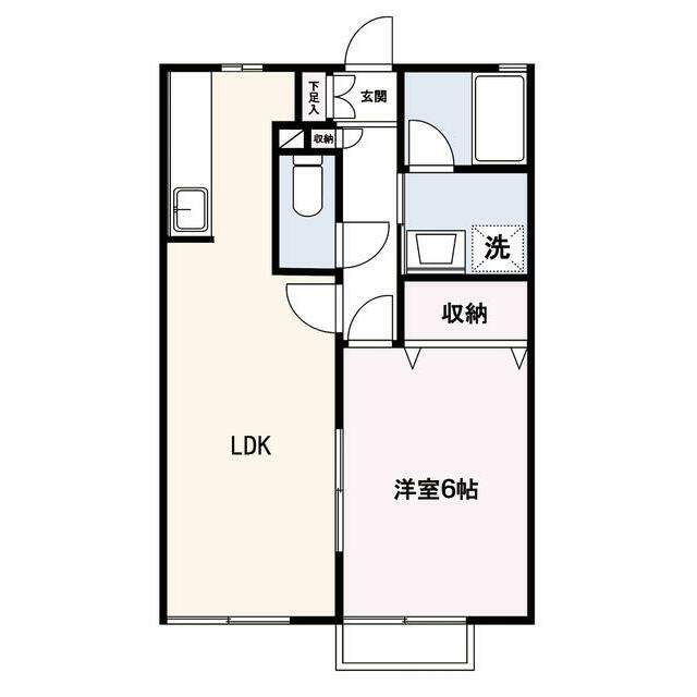 ロードリーＴ・Ⅰ 202号室 間取り