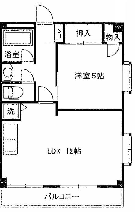 コーポサンシャイン21 205号室 間取り