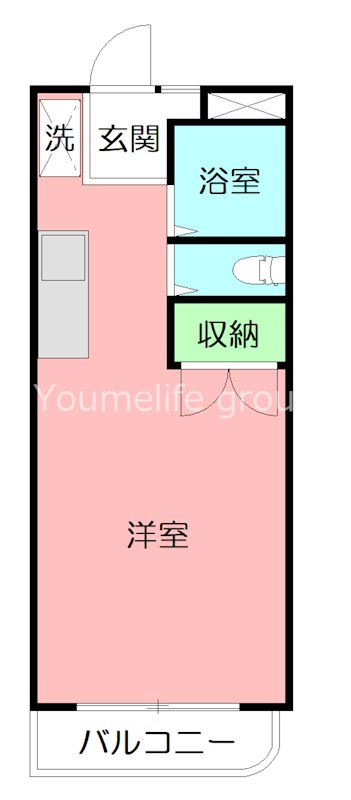 センチュリー21厚木 305号室 間取り