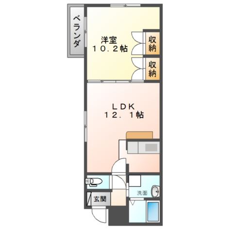 ＢＲＩＮＤＤＬＥ　ＣＯＵＲＴ 間取り