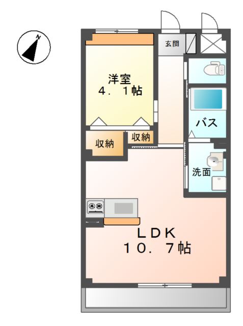 ルミナスパークサイド 間取り