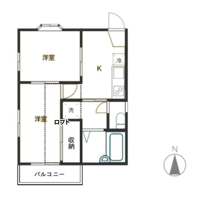 高座渋谷第１４レジデンス 203号室 間取り