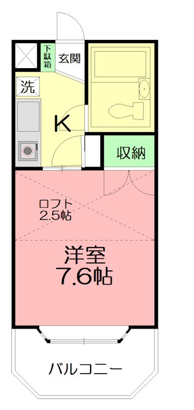 ジュネパレス藤沢第3 間取り