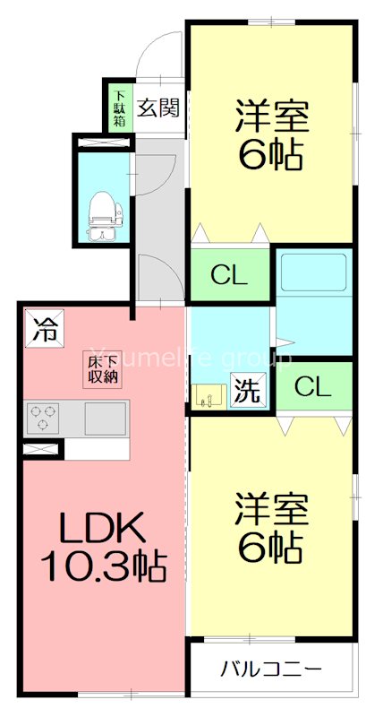 セレナオモダカ 間取り