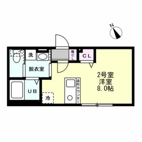 ベイルーム本厚木ルミナス 202号室 間取り