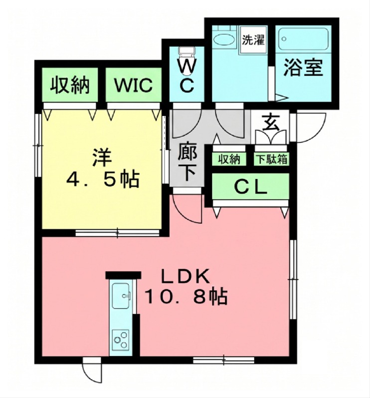 ジュウェル参番館 101号室 間取り