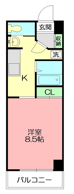 アルテール湘南 906号室 間取り