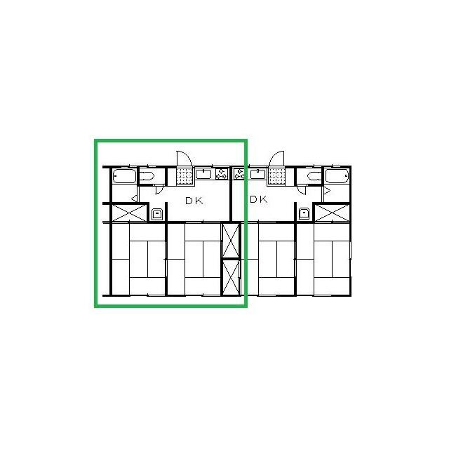 いこいハイツ(大上) 202号室 間取り