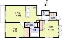 アダージオ湘南 103号室 間取り