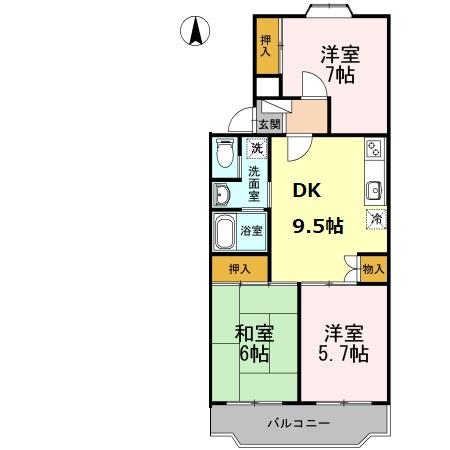 ウエストヒル湘南台 間取り