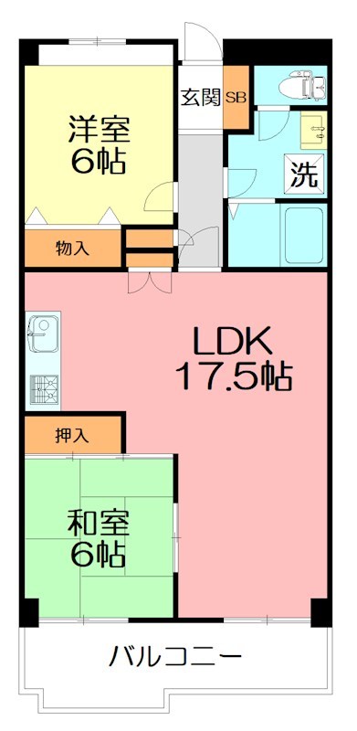 サンプラザ湘南 間取り
