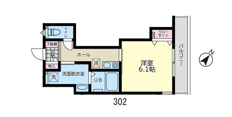 サンス戸塚 302号室 間取り