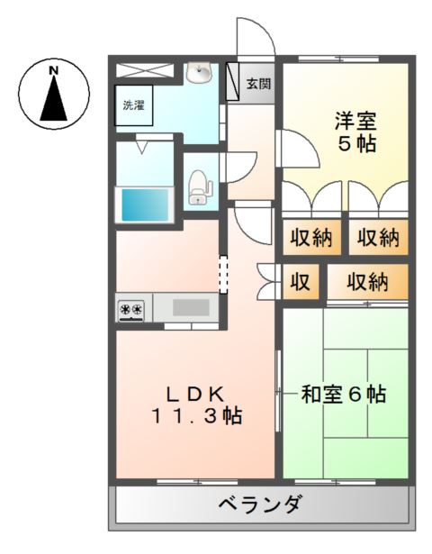 グランディール茅ヶ崎 間取り